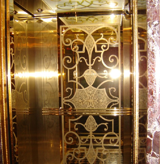 不锈钢蚀刻电梯板 不锈钢高端蚀刻电梯板 蚀刻不锈钢电梯板