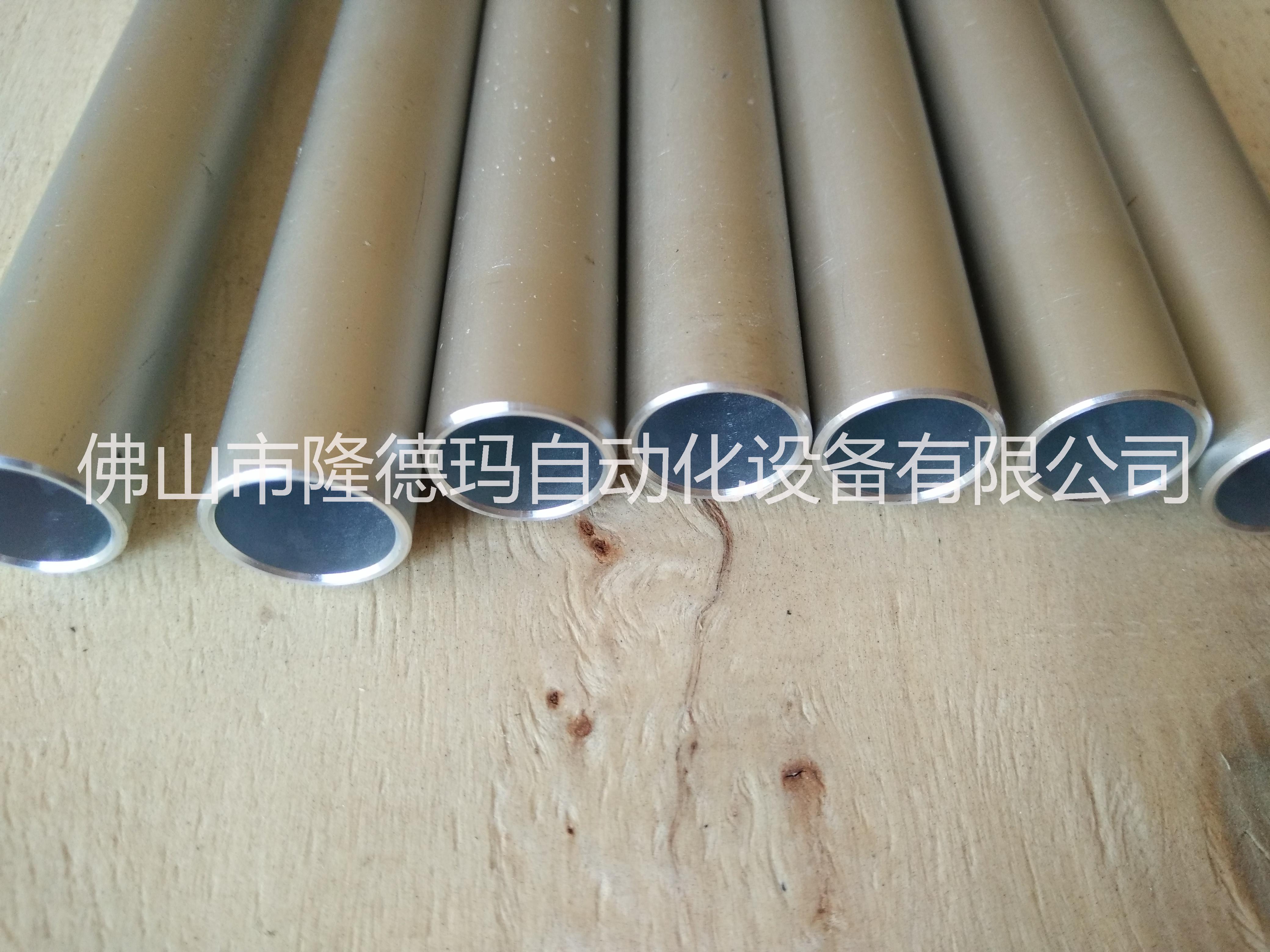 广州深圳全自动 切管连线自动双头倒角机连线平端面机钢管管口倒角机