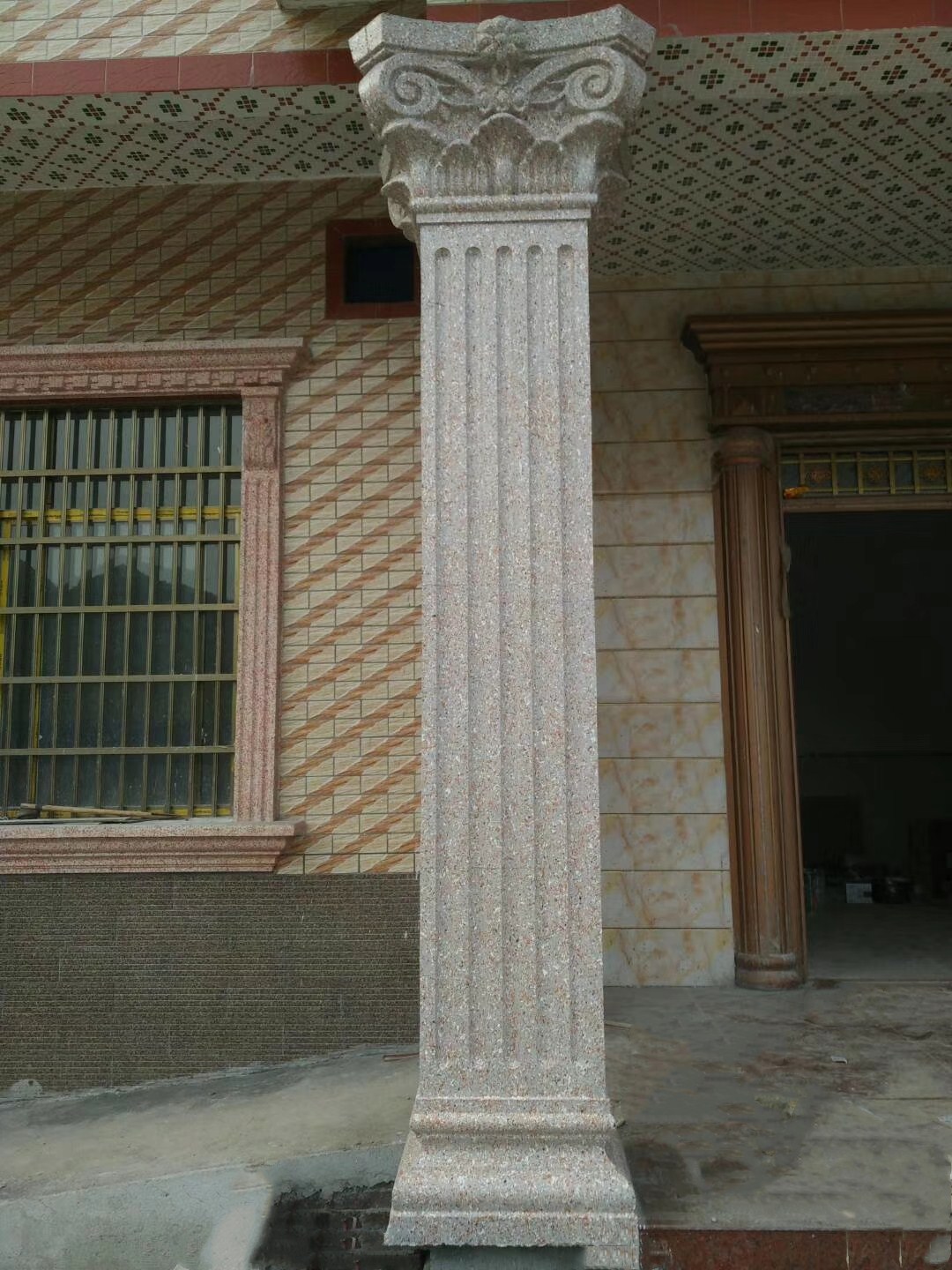别墅塑钢现浇四方形罗马柱模具厂家图片