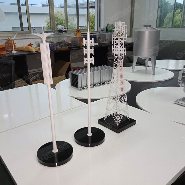 通讯铁塔模型定制通信信号塔模型电力输变电铁塔模型定做通信发射塔模型电力铁塔模型图片