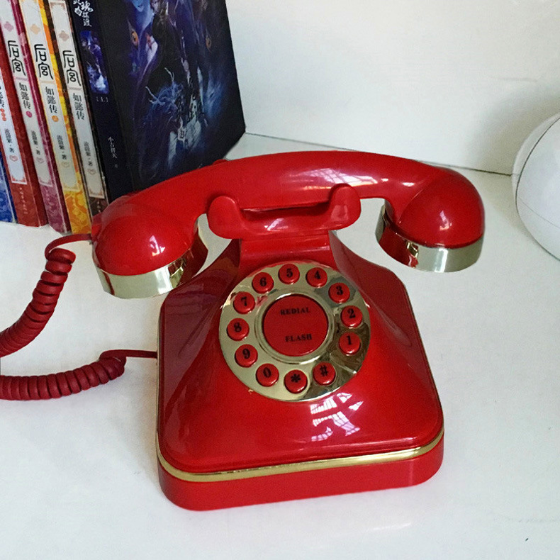 仿古电话机 创意办公家用电话机 按键电话机 老式电话机 座机批发