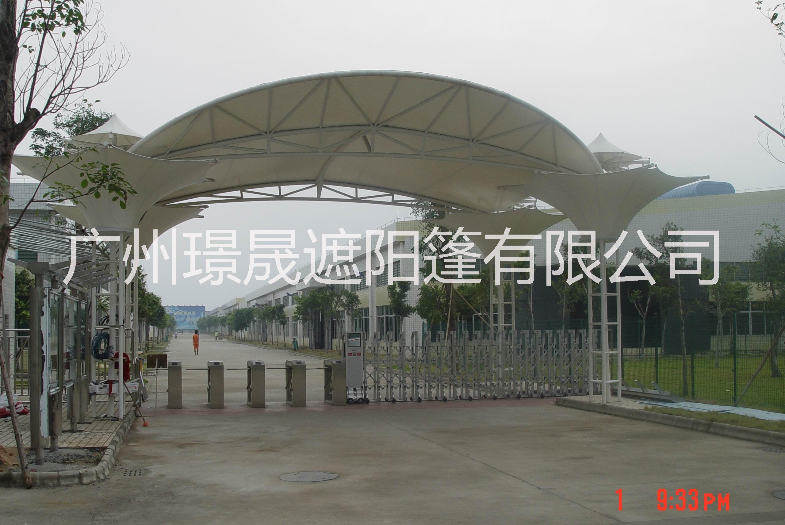 广州市广州膜结构厂家 钢结构 停车棚厂家