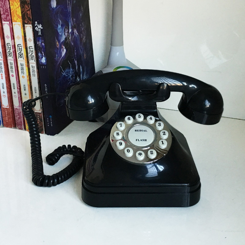 仿古电话机 创意办公家用电话机 按键电话机 老式电话机 座机批发图片