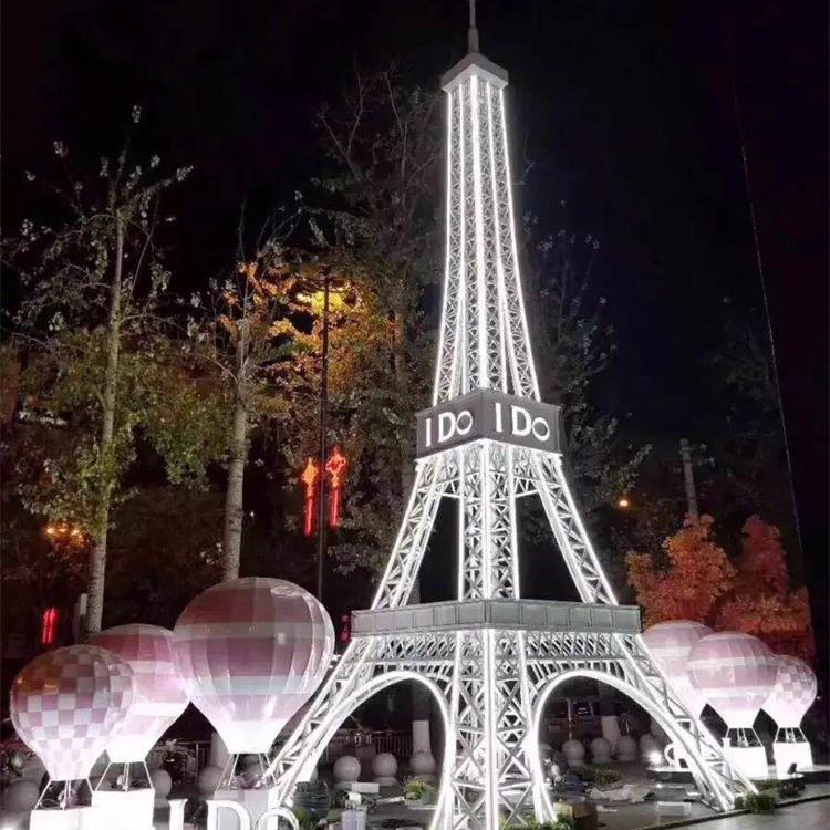 大型铁塔 厂家直销 大型埃菲尔铁塔巴黎铁塔 婚纱摄影道具铁塔