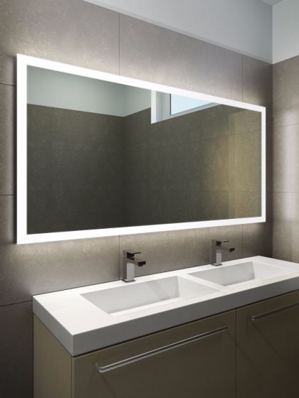 透光镜  浴室镜带led灯光触摸壁挂简约洗手间卫浴圆形挂镜卫生间镜子