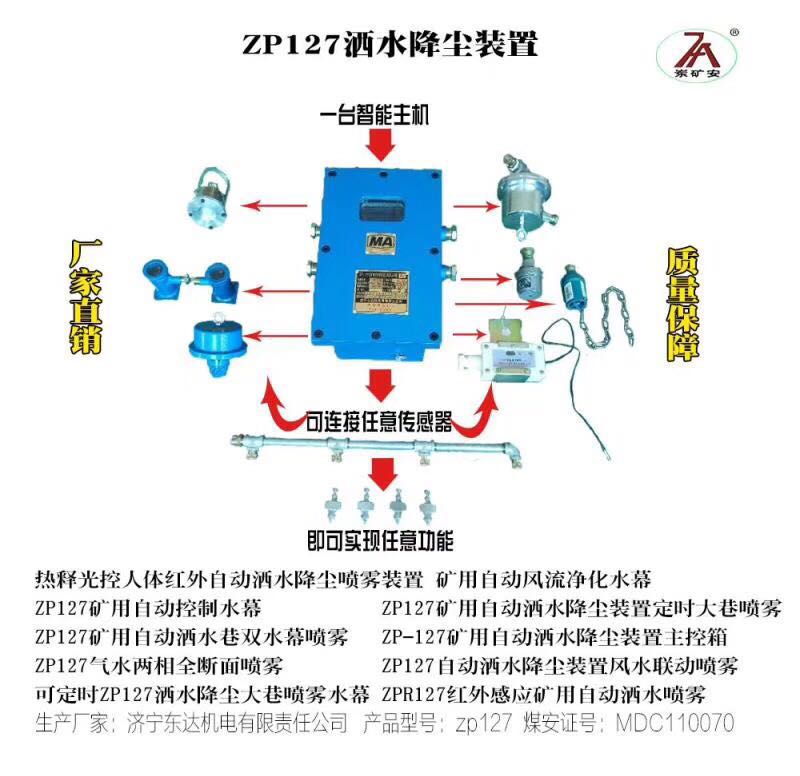 光控触发自动降尘装置型号ZP127