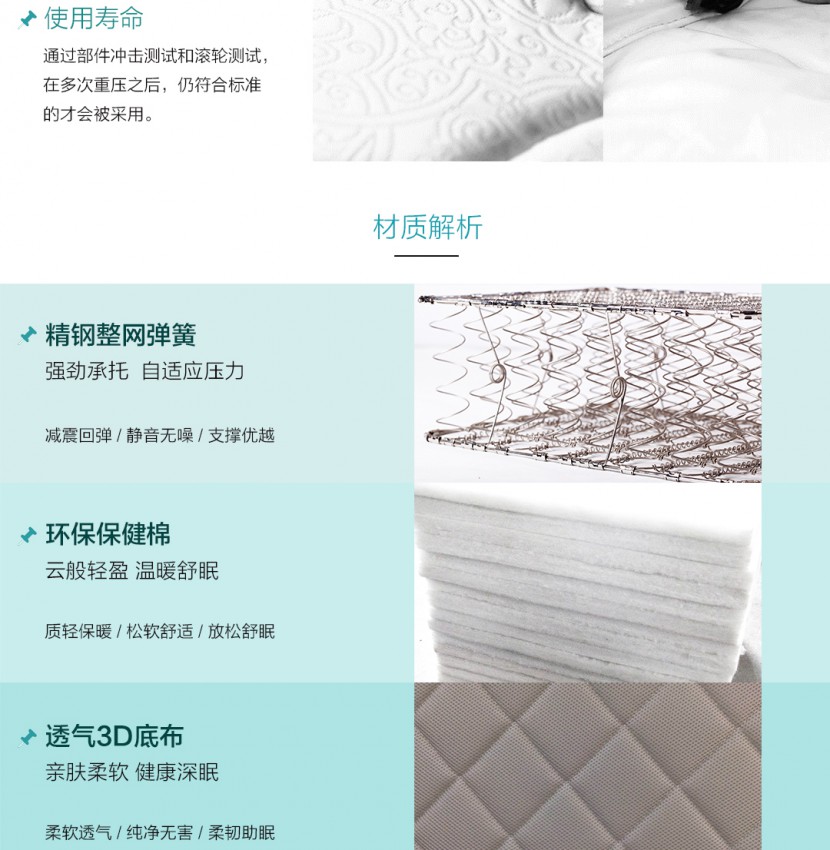 广东东莞床垫 厂家直销 床垫席梦思 家用床垫