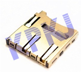 TF内焊自弹卡座SD卡座SIM卡座图片