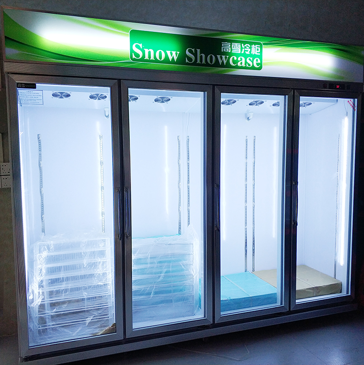 高雪冷柜4门一体机便利店冰柜价格 高雪冷柜便利店冷柜