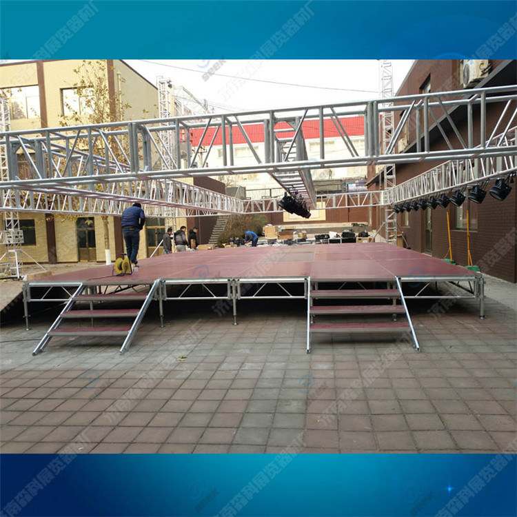 供应铝合金舞台插片桁架拼装舞台济南出售升降舞台