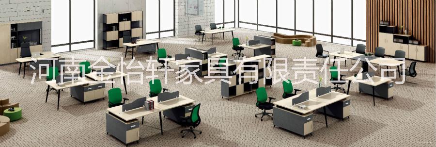 金彩办公家具厂直销办公桌电脑桌  新乡金彩办公家具厂直销屏风办公桌