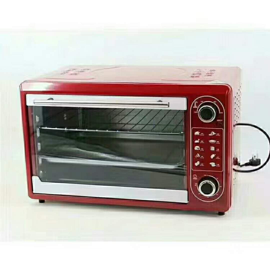 广东厂家批发48L大容量家用电烤箱 多功能烘焙箱图片