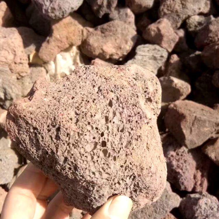厂家批发火山石 浮石板 蜂窝岩 火山岩切片 可定制各类火山石板材