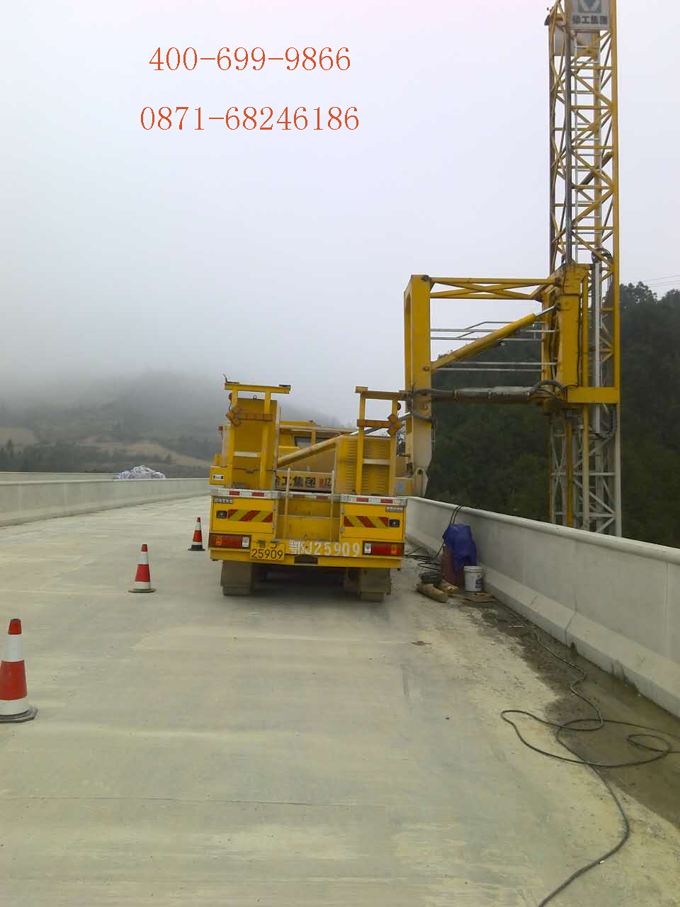 云南18米桥检车出租公路养护工程