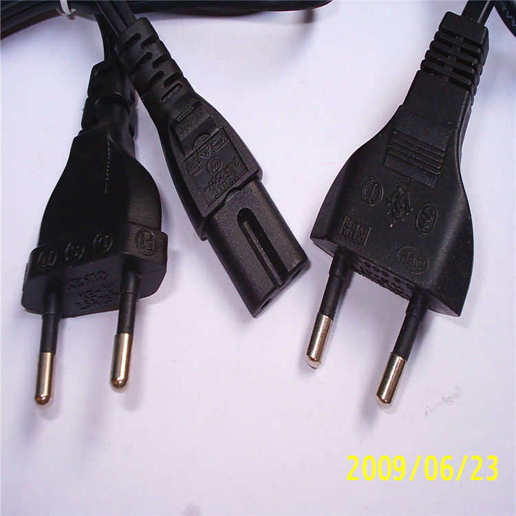 欧规插头1.5米品字尾电源线现货 欧规插头线现货