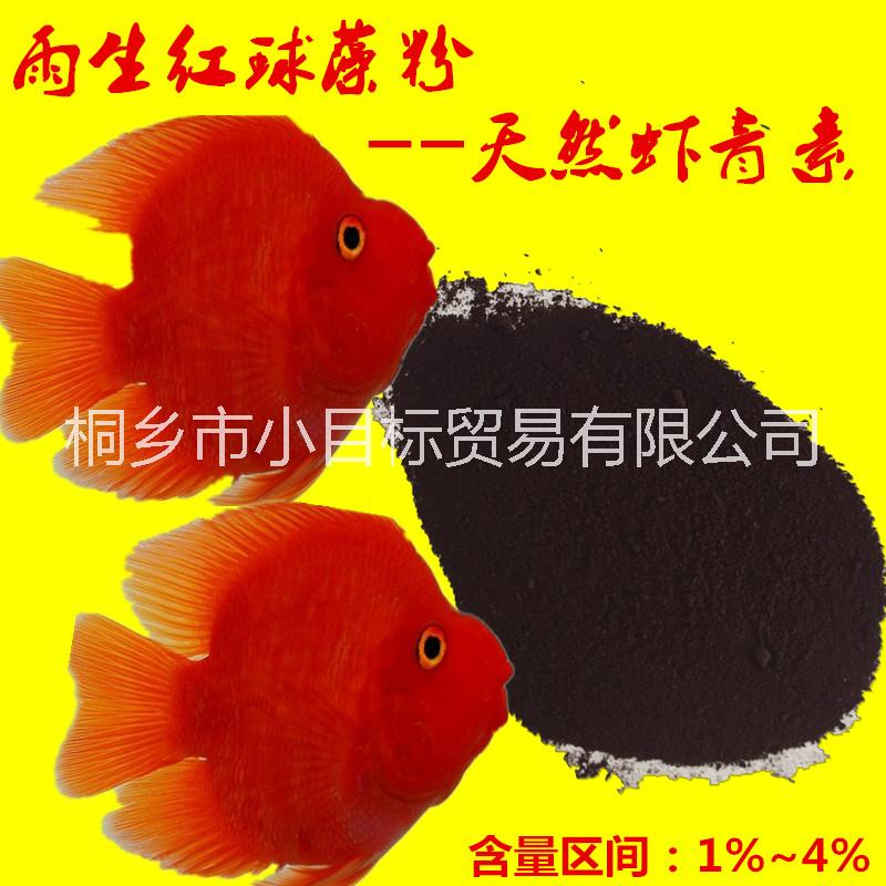 天然雨生红球藻粉食品级藻粉天然虾青素食品观赏鱼着色增色图片