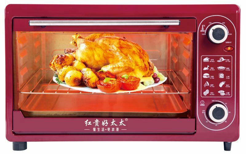厂家批发家用48L大容量电烤箱 多功能烘焙电烤炉图片