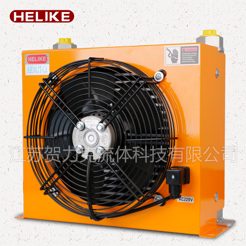 厂家直销液压站油冷却器散热器1012T风冷却器贺力克
