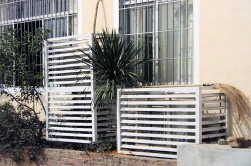 淄博组装空调架，锌合金百叶窗护栏，欧式阳台护栏，百叶空调围栏