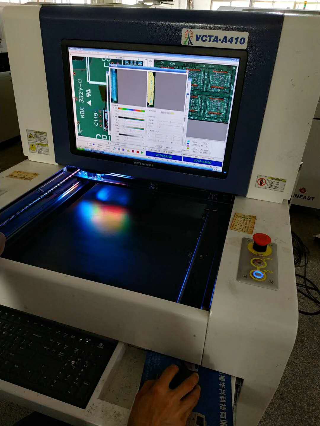 2014年振华兴 VCTA-A410光学检测设备PCB元件外观检测仪离线AOI图片
