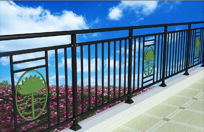 莱芜仿木纹阳台护栏，锌钢楼梯扶手，护窗室内围栏，消防楼梯护栏
