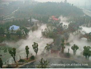 主题公园游乐场人造景观郑州人造雾人造雾设备 人造雾设备冷雾机