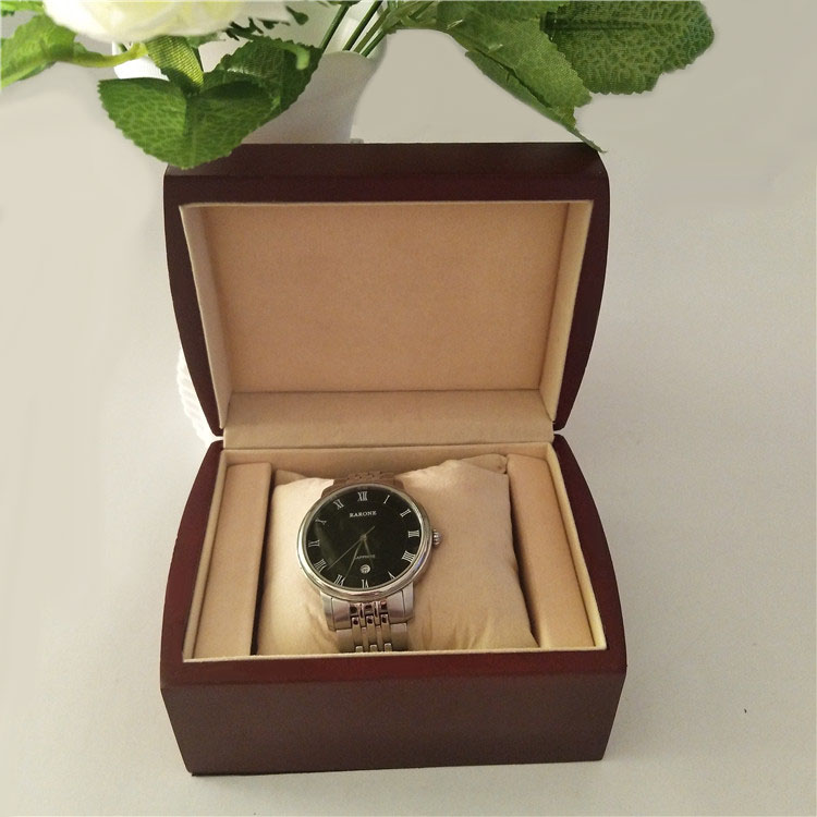 手表包装木盒 高档手表盒木质喷油表盒单只名表包装盒子首饰盒定制