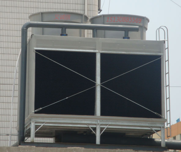ycx冷却塔方形横流式冷却塔四平玻璃钢冷却塔厂家