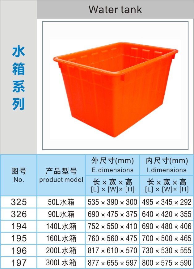 嘉定松江水箱系列，上海闵行塑料周转箱厂家直销图片