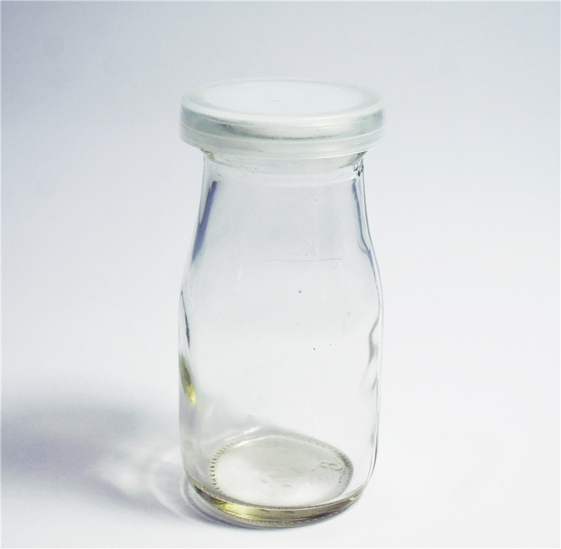 供应工艺玻璃奶瓶价格 玻璃奶瓶 布丁瓶 食品瓶图片