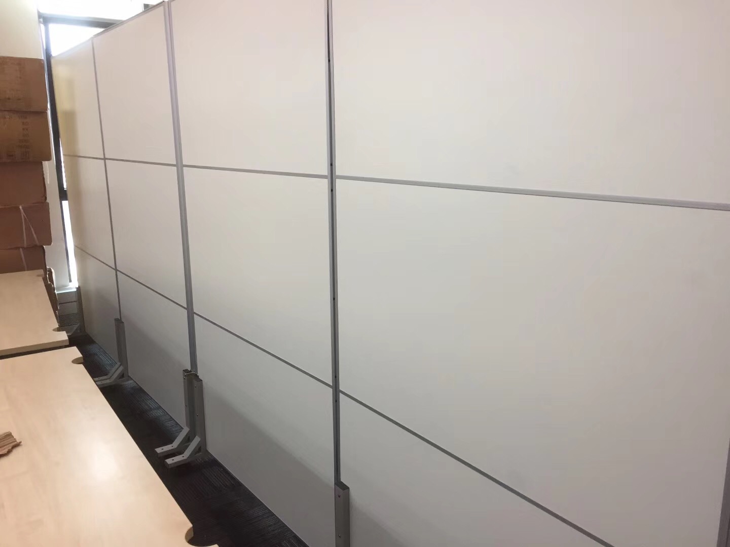 定制办公室活动屏风隔断墙移动挡板隔板餐厅隔墙板可折叠推拉带轮