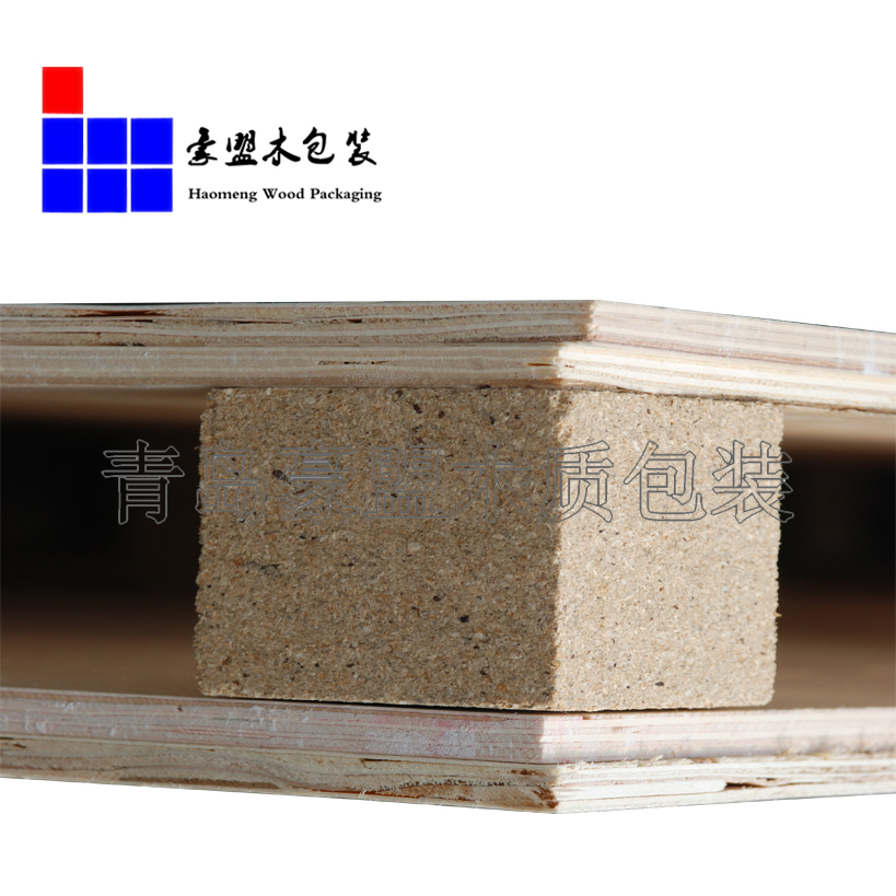 青岛豪盟木质包装生产能力强 胶合板托盘免熏蒸托盘