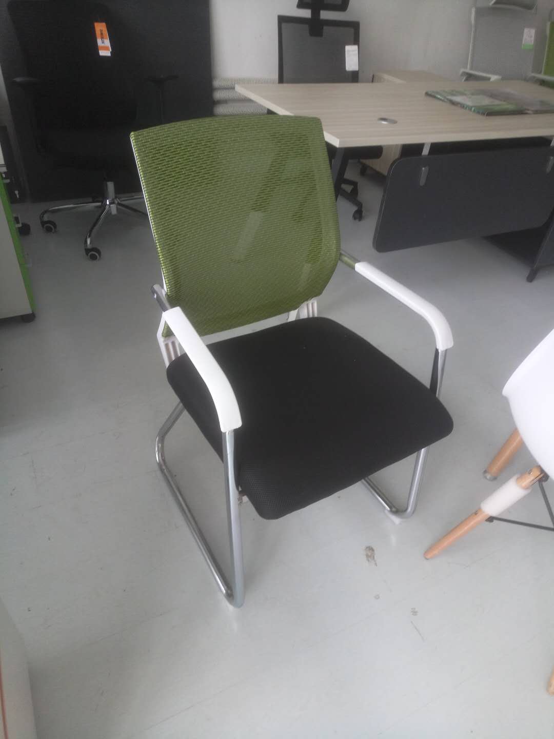 弓形办公椅电脑椅会议椅网布皮衣转椅现代简约办公室人体工学椅子