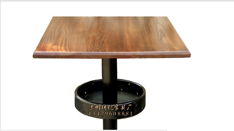 实木铁艺酒吧桌圆桌方桌高脚桌图片
