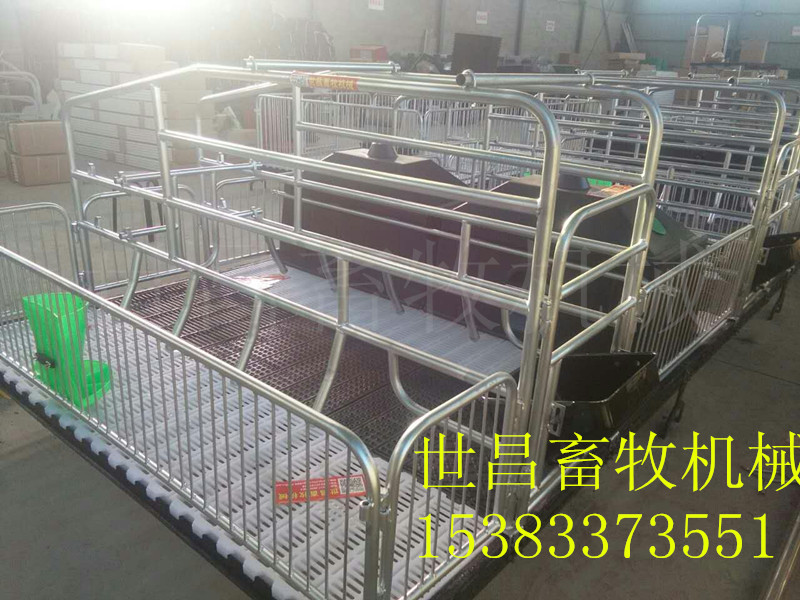 母猪产床使用特点双体猪栏设备厂家供应小猪床