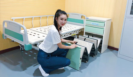 共享陪护床扫码床头柜嵌入式折叠床医院陪护床厂家