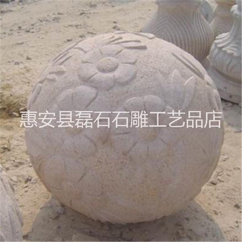 惠安厂家批发 石雕车阻石花岗岩材质广场障碍石图片