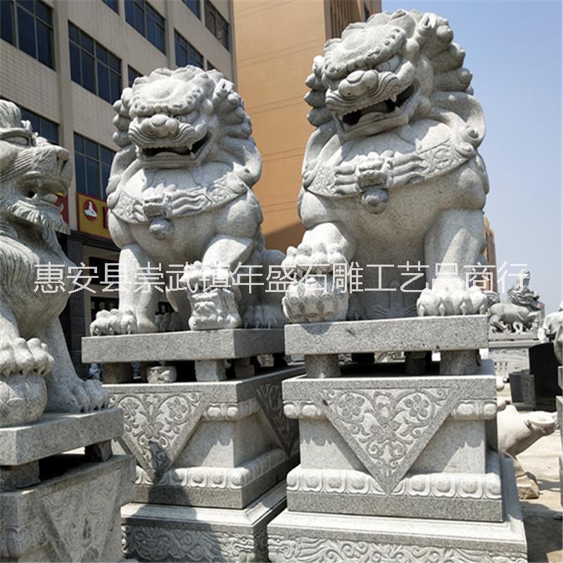 精品热卖石雕狮子麒麟 各种动物雕刻工艺品 可来图加工定做多种尺寸