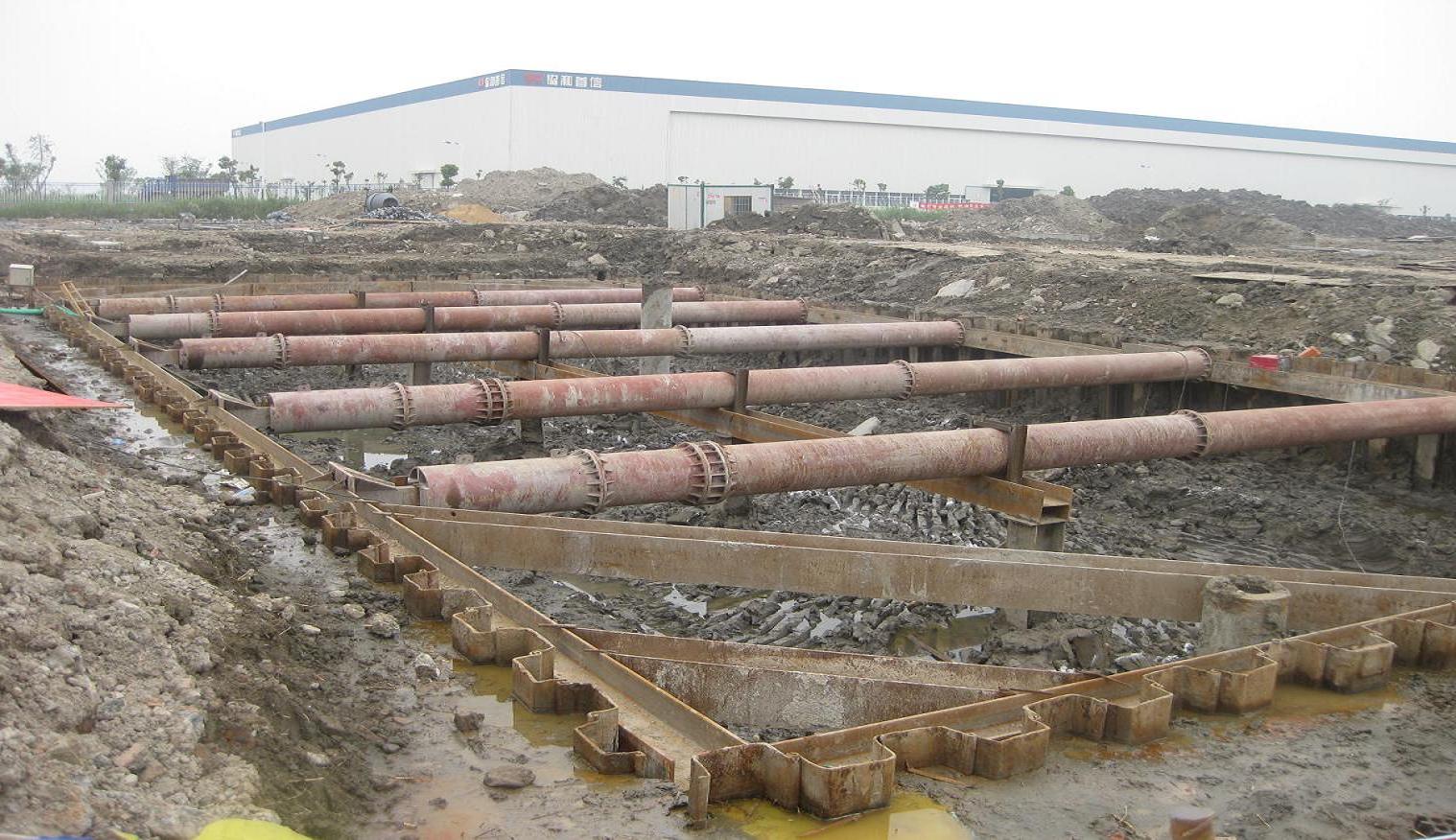 广州钢板桩公司  佛山钢板桩施工  广州钢板桩租赁
