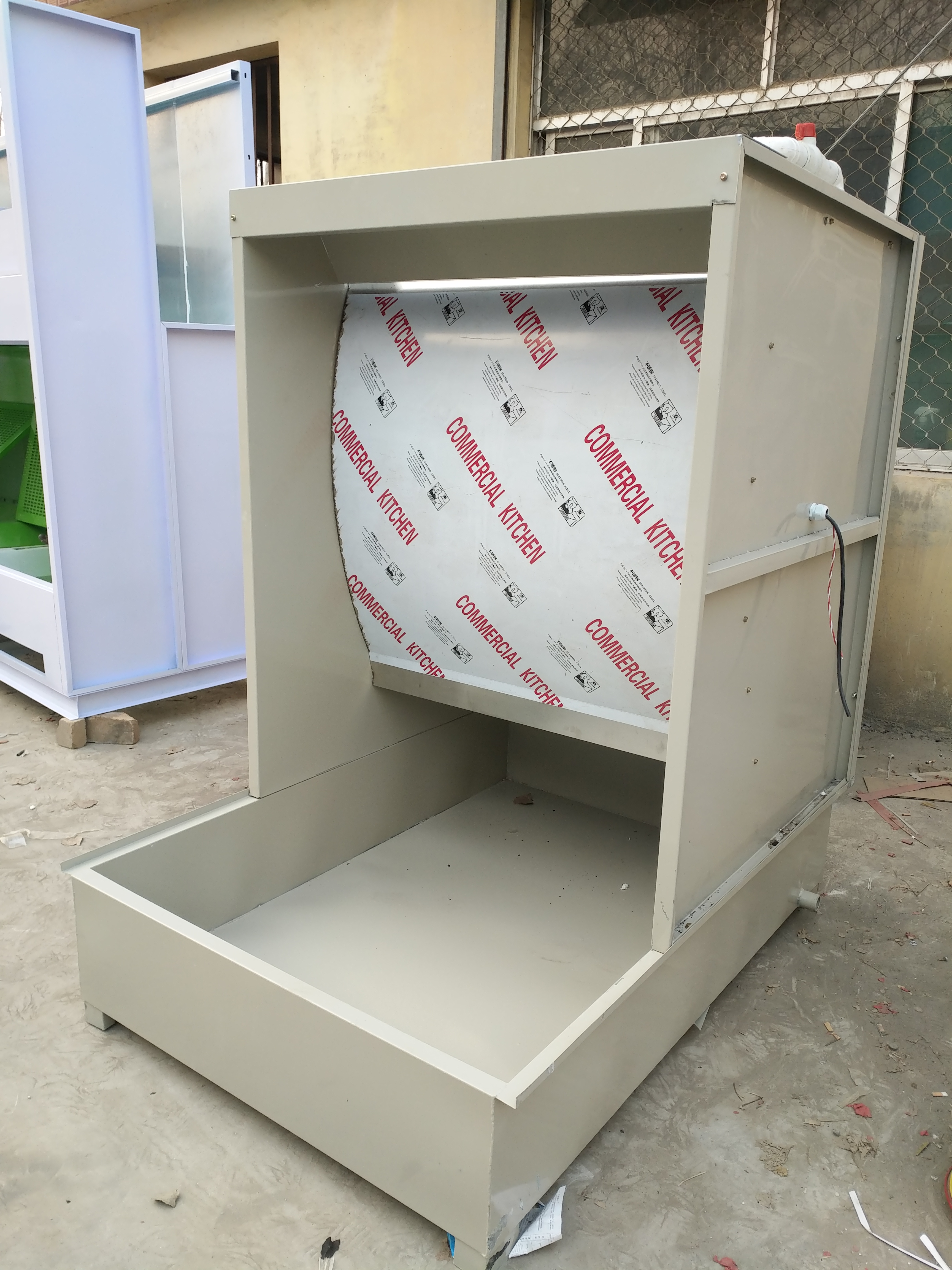 环保水帘柜 漆雾处理设备 喷漆废气处理设备水帘柜可定制