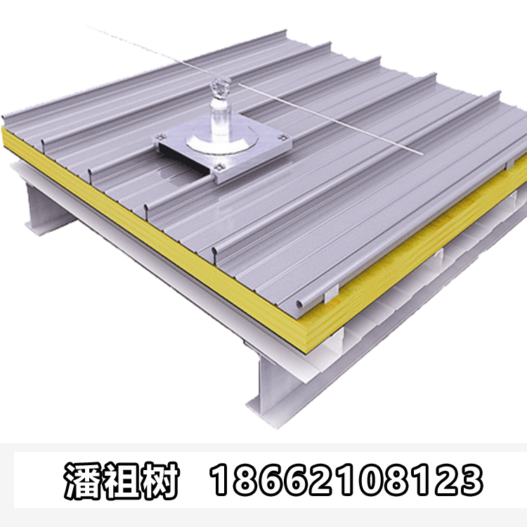 厂家供应0.9mm厚铝镁锰板 YX65-430型金属屋面板铝板  氟碳涂层 直立锁边