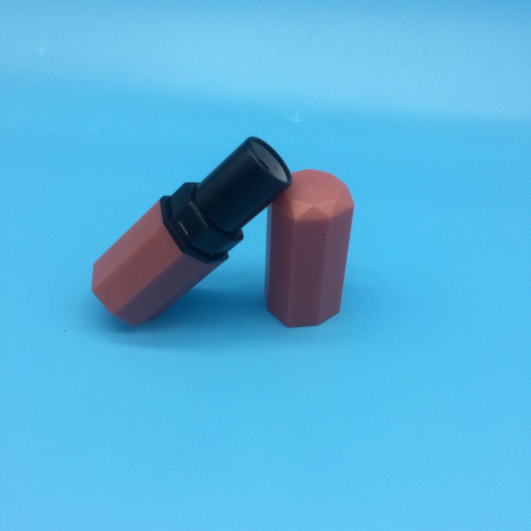 优质塑料口红管粉红色方形口红管批发厂家