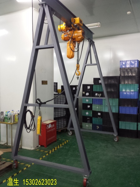 简易手拉式吊模架/注塑机上下模吊架/2吨手推可移动龙门架生产厂家