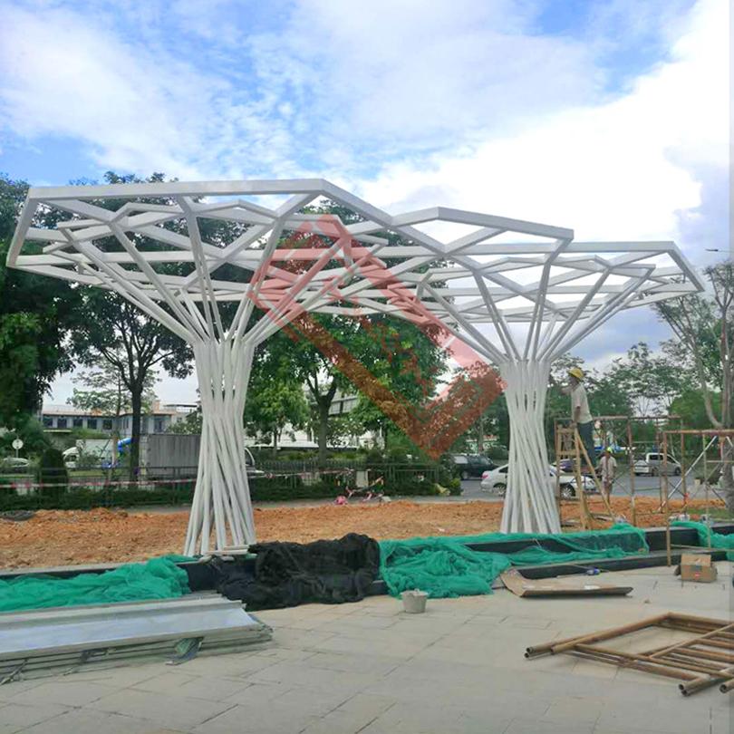 深圳市定制钢结构现代艺术景观抽象雕塑厂家