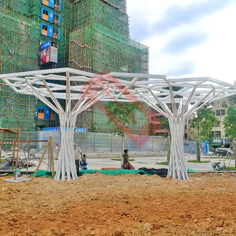 深圳中美艺嘉雕塑定制钢结构现代艺术景观抽象雕塑