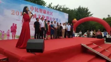 郑州 宣传活动桁架喷绘安装
