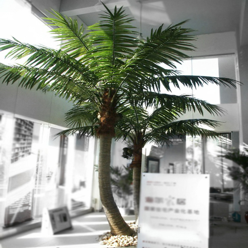 仿真植物厂家直销仿真椰子树大王椰子树小型椰子树可带LED灯可定制