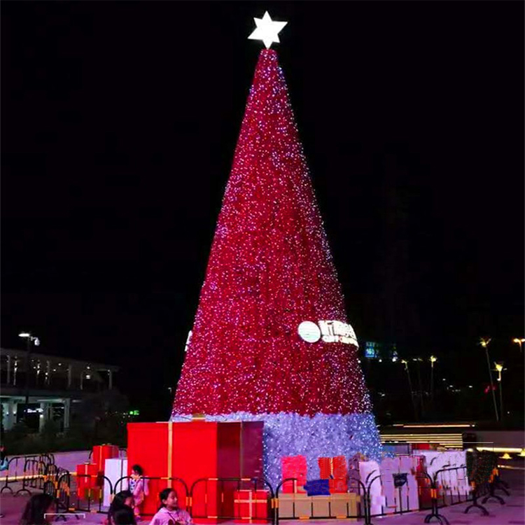 临沂市圣诞节装饰粉色圣诞树大型定制厂家圣诞节装饰粉色圣诞树大型定制