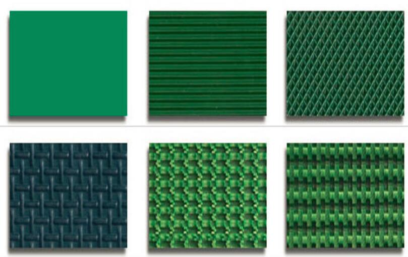 专业生产供应安阳PVC花纹输送带，防滑传送带，玻璃行业输送带