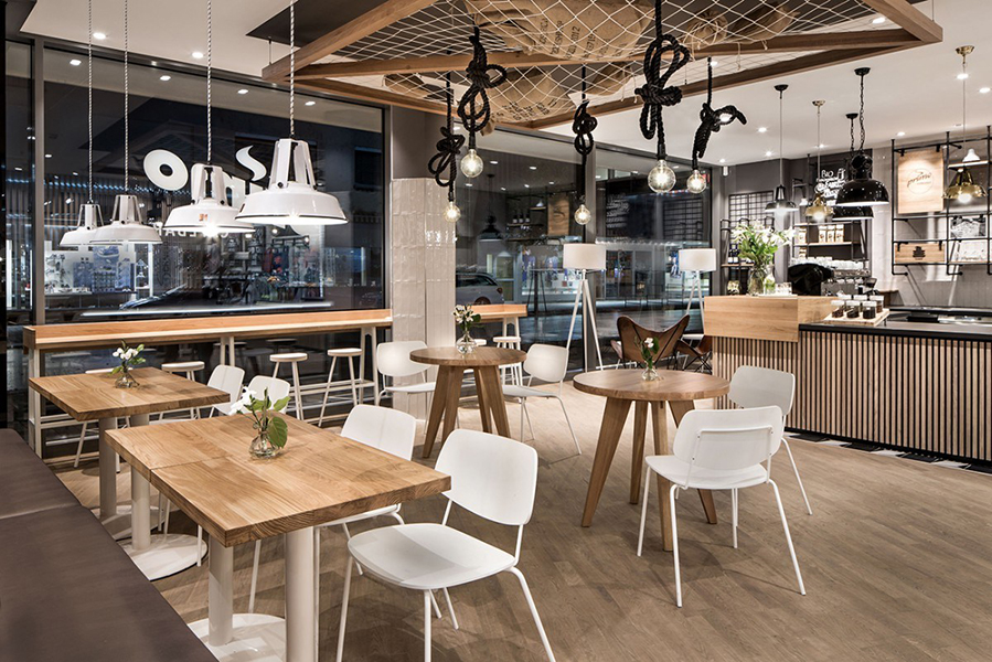 【咖啡店设计】名设网打造室内新生态环境的咖啡店设计